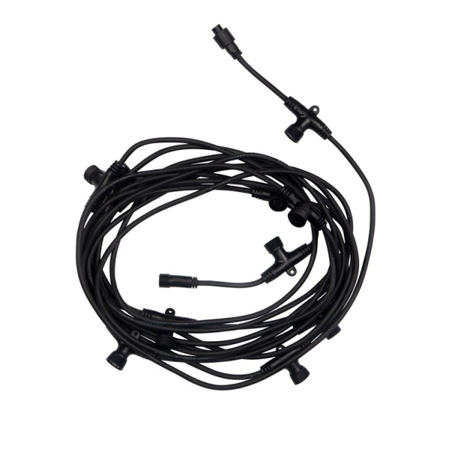 Гирлянда Тающие сосульки 24 В, комплект 10 шт. х 100 см, шаг 100 см, 960 LED, белый, соединяются, NEON-NIGHT