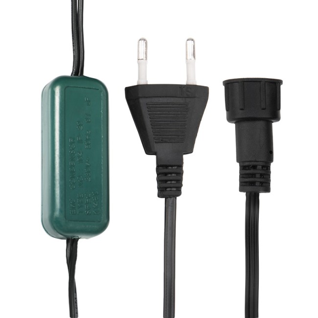 Еловый шлейф искусственный 2,7 м теплое белое свечение 80 LED Еловый шлейф искусственный 2,7 м теплое белое свечение 80 LED