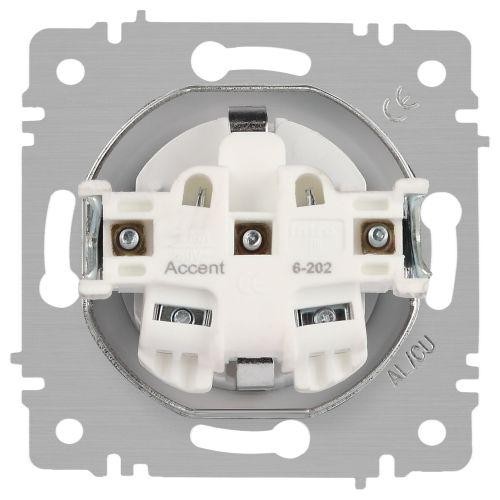Розетка 1-м СП Accent 6-202-01М 16А IP20 250В 2P+E Schuko бел. матов. Intro Б0063681 Розетка 1-м СП Accent 6-202-01М 16А IP20 250В 2P+E Schuko бел. матов. Intro Б0063681