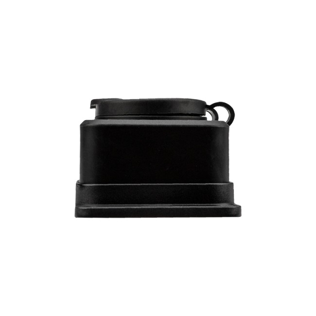 Розетка штепсельная двухместная влагозащищенная, с/з, 16 А, IP54 каучук REXANT