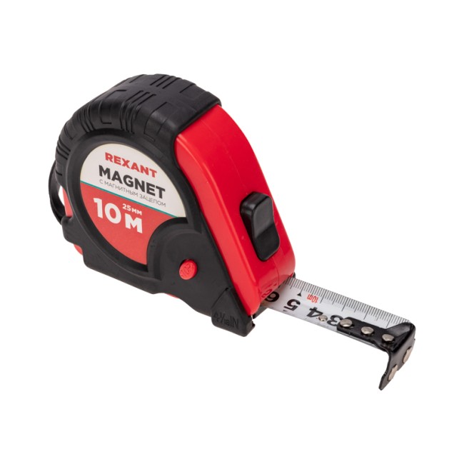 Рулетка измерительная Профи прорезиненный корпус, магнитная, 10м х 25мм Рулетка измерительная Профи прорезиненный корпус, магнитная, 10м х 25мм