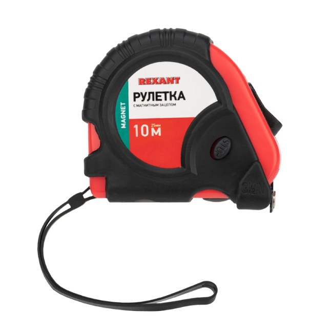 Рулетка измерительная Профи прорезиненный корпус, магнитная, 10м х 25мм Рулетка измерительная Профи прорезиненный корпус, магнитная, 10м х 25мм