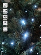 Гирлянда "Нить" LD120-GW-BO 120 бел. светодиодов 12м с контроллером уличная SHLights 4690601045430 Гирлянда "Нить" LD120-GW-BO 120 бел. светодиодов 12м с контроллером уличная SHLights 4690601045430