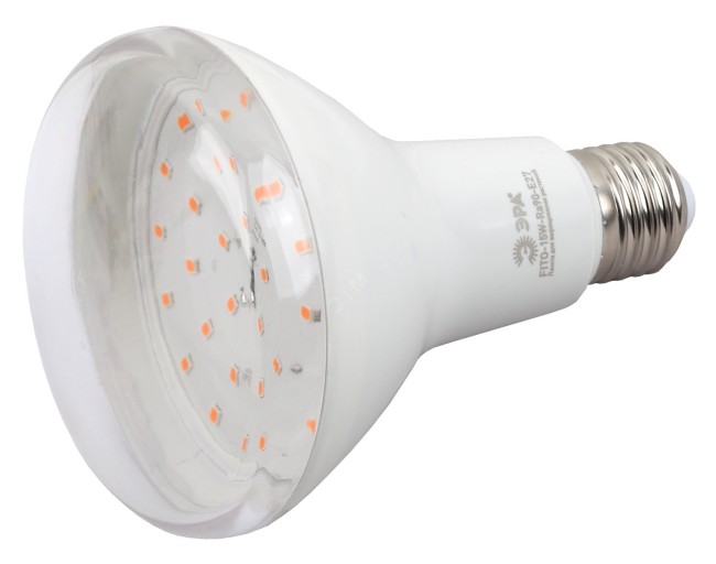 Лампа светодиодная лампа для растений  тип BR30,15 Вт, 220-240V FITO-15W-Ra90-E27 ЭРА