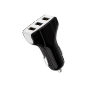 Зарядное устройство в прикуриватель REXANT 3 x USB, 1000mA, черное Зарядное устройство в прикуриватель REXANT 3 x USB, 1000mA, черное