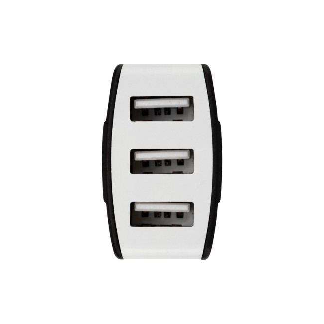 Зарядное устройство в прикуриватель REXANT 3 x USB, 1000mA, черное