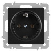 Розетка 1-м СП Accent 6-202-05 16А IP20 250В 2P+E Schuko антрацит Intro Б0063693 Розетка 1-м СП Accent 6-202-05 16А IP20 250В 2P+E Schuko антрацит Intro Б0063693