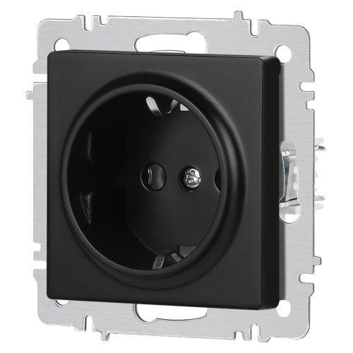 Розетка 1-м СП Accent 6-202-05 16А IP20 250В 2P+E Schuko антрацит Intro Б0063693 Розетка 1-м СП Accent 6-202-05 16А IP20 250В 2P+E Schuko антрацит Intro Б0063693