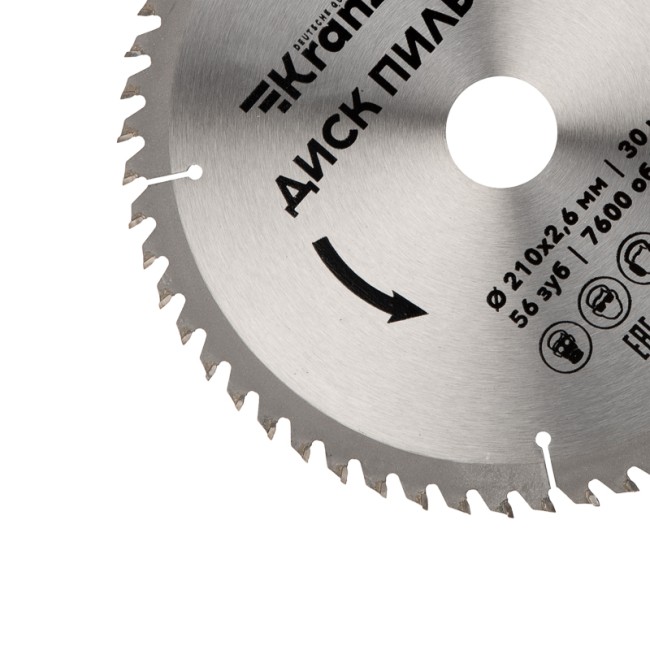 Диск пильный 210 мм х 56 зуб х 30 мм KRANZ Диск пильный 210 мм х 56 зуб х 30 мм KRANZ
