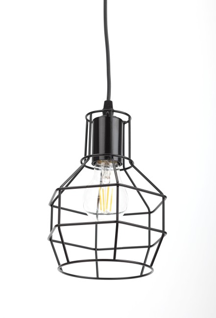 Подвес PL11 BK ЭРА металл, E27, max 60W, d160 мм, черный (20/120)