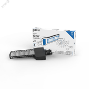 Светильник уличный светодиодный ДКУ-120 Вт 14400 Лм 5000K IP65 535х260х64 мм КСС Ш 120-260 В LED Qplus Gauss Светильник уличный светодиодный ДКУ-120 Вт 14400 Лм 5000K IP65 535х260х64 мм КСС Ш 120-260 В LED Qplus Gauss