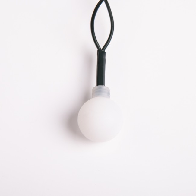 Гирлянда Шарики Ø18мм, 5м, темно-зеленый ПВХ, 30 диодов, цвет RGB Гирлянда Шарики Ø18мм, 5м, темно-зеленый ПВХ, 30 диодов, цвет RGB