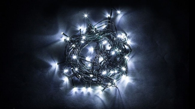 Гирлянда линейная LED 5000К с эффектом стробов 40м IP44