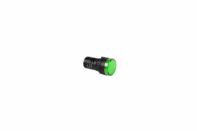 Индикатор Ø30  220V  зеленый LED  (RWE-618)  REXANT