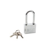 Замок навесной серия «Сталь» 50 мм длинная дужка ЧЕТЫРЕ СЕЗОНА Замок навесной серия «Сталь» 50 мм длинная дужка ЧЕТЫРЕ СЕЗОНА