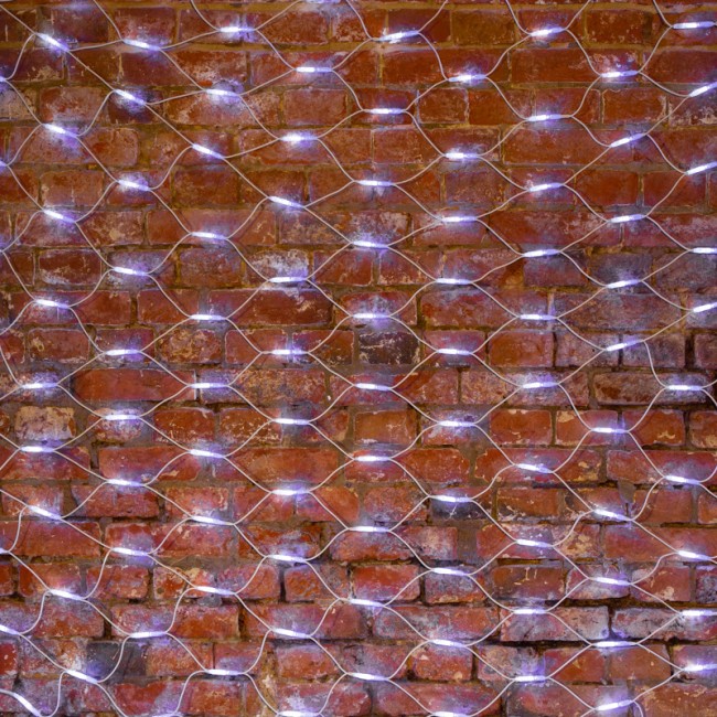 Гирлянда Сеть 2x3м, белый КАУЧУК, 432 LED Белые (шнур питания в комплекте)
