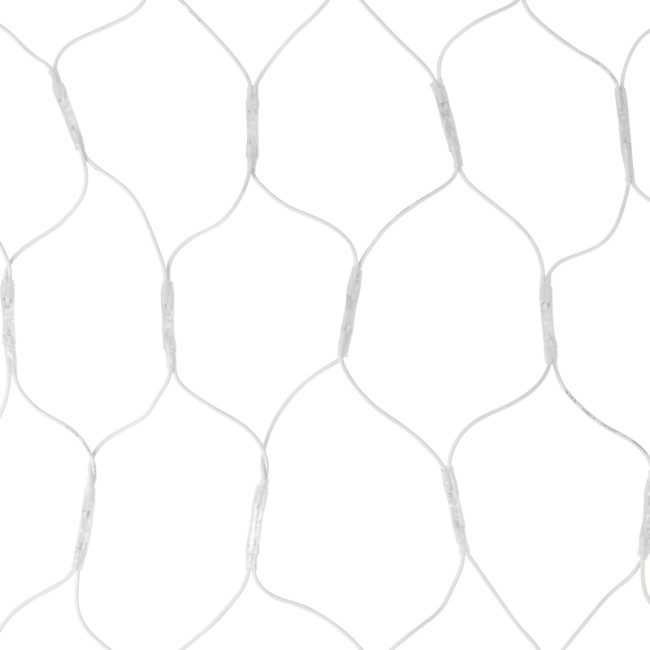 Гирлянда Сеть 2x3м, белый КАУЧУК, 432 LED Белые (шнур питания в комплекте)