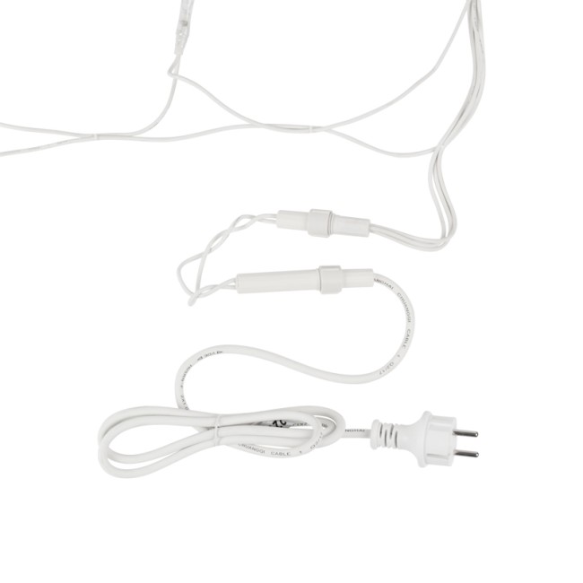 Гирлянда Сеть 2x3м, белый КАУЧУК, 432 LED Белые (шнур питания в комплекте)