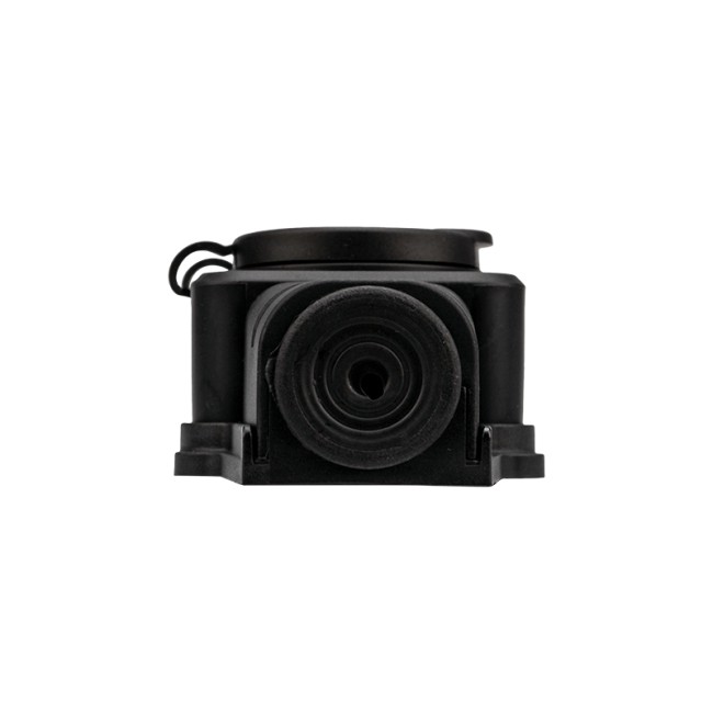 Розетка штепсельная трехместная влагозащищенная, с/з, 16 А, IP54 каучук REXANT