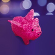Акриловая светодиодная фигура Поросенок с крылышками 34х16х24 см, 112 светодиодов, IP65 понижающий трансформатор в комплекте, NEON-NIGHT Акриловая светодиодная фигура Поросенок с крылышками 34х16х24 см, 112 светодиодов, IP65 понижающий трансформатор в комплекте, NEON-NIGHT