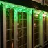 Гирлянда светодиодная Бахрома (Айсикл), 4,8х0,6м, 176 LED ЗЕЛЕНЫЙ, прозрачный ПВХ, IP65, постоянное свечение, 230В NEON-NIGHT (шнур питания в комплекте)