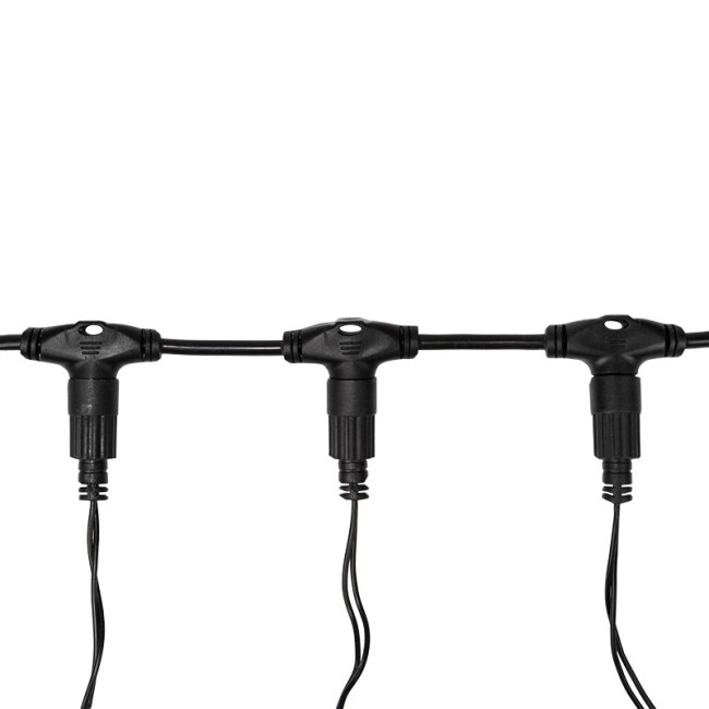 Гирлянда LED ClipLight 24V, 5 нитей по 20 метров, цвет диодов ТЕПЛЫЙ БЕЛЫЙ