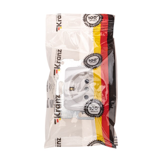 DEA Розетка 1-ая с/з с/у 16А мех. Бел KRANZ DEA Розетка 1-ая с/з с/у 16А мех. Бел KRANZ