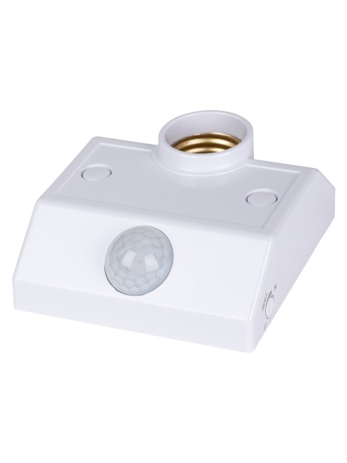 Датчик движения стена с патр. ДДСПт-01 60Вт, 10-300с, 6м, 3+Лк, 120(сбоку)+360(сверху)гр, IP20, TDM Датчик движения стена с патр. ДДСПт-01 60Вт, 10-300с, 6м, 3+Лк, 120(сбоку)+360(сверху)гр, IP20, TDM