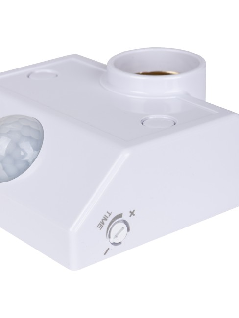 Датчик движения стена с патр. ДДСПт-01 60Вт, 10-300с, 6м, 3+Лк, 120(сбоку)+360(сверху)гр, IP20, TDM Датчик движения стена с патр. ДДСПт-01 60Вт, 10-300с, 6м, 3+Лк, 120(сбоку)+360(сверху)гр, IP20, TDM