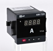 Амперметр цифровой 96x96мм трехфазный, вход 5А, LED-дисплей АМ-96D Амперметр цифровой 96x96мм трехфазный, вход 5А, LED-дисплей АМ-96D