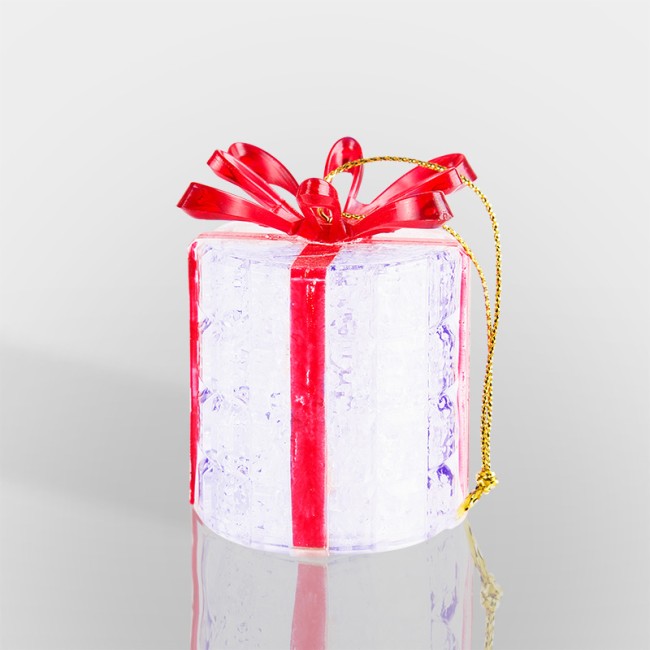 Фигура светодиодная на подставке Новогодний подарок, RGB Фигура светодиодная на подставке Новогодний подарок, RGB