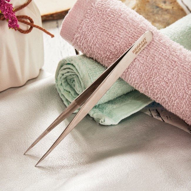 Пинцет прямой 130мм (блистер) REXANT Пинцет прямой 130мм (блистер) REXANT