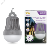 Светильник антимоскитный 7 Вт с подвесом от батареек 3AAА Mosquito Gauss Светильник антимоскитный 7 Вт с подвесом от батареек 3AAА Mosquito Gauss