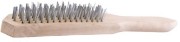 Кордщетка с деревянной ручкой 4-х рядная
