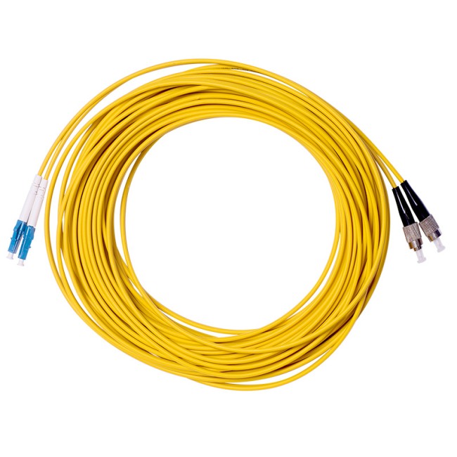 Патч-корд оптический переходной (SM), 9/125 (OS2), LC/UPC-FC/UPC, (Duplex), LSZH, 15м REXANT Патч-корд оптический переходной (SM), 9/125 (OS2), LC/UPC-FC/UPC, (Duplex), LSZH, 15м REXANT