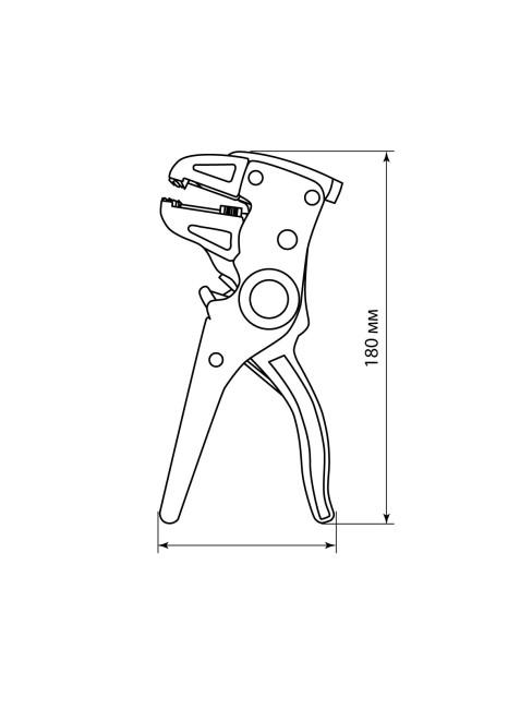 Съемник изоляции автоматический СИ-6А, сечение зачищаемого провода 0,25-6 мм "МастерЭлектрик" TDM