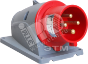 Вилка стационарная ССИ-524 32A 3P+РЕ 380В Вилка стационарная ССИ-524 32A 3P+РЕ 380В