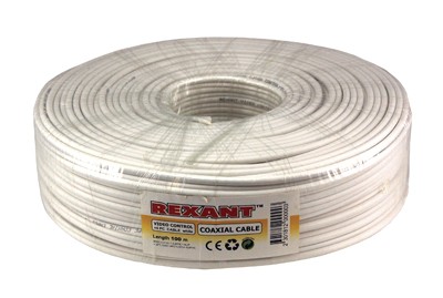 Кабель ККСВ-В+4х0,5 мм, 100 м, белый, REXANT