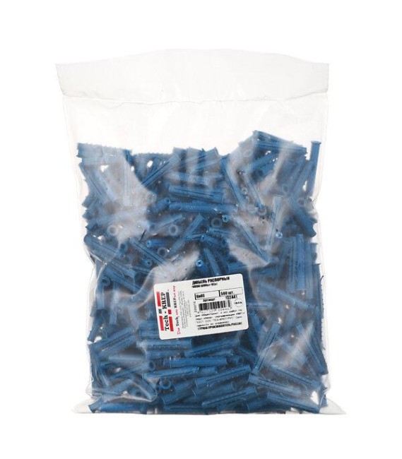 Дюбель четырехраспорный (универс.) Чапай 6х40 шипы + усы полипропилен (уп.500шт) Tech-Kreр 132441 Дюбель четырехраспорный (универс.) Чапай 6х40 шипы + усы полипропилен (уп.500шт) Tech-Kreр 132441