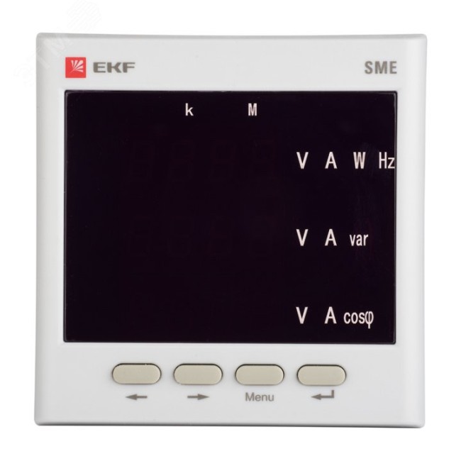Цифровой измерительный прибор комбинированный     DMC-r с интерфейсом RS-485 на панель 96x96        (квадратный вырез) EKF PROxima