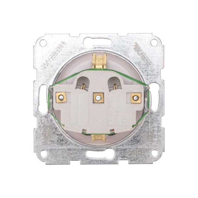 DEA Розетка 1-ая с/з з/ш с/у 16А мех. Бел KRANZ DEA Розетка 1-ая с/з з/ш с/у 16А мех. Бел KRANZ