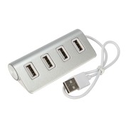 Разветвитель REXANT 4 USB-port серебристый Разветвитель REXANT 4 USB-port серебристый