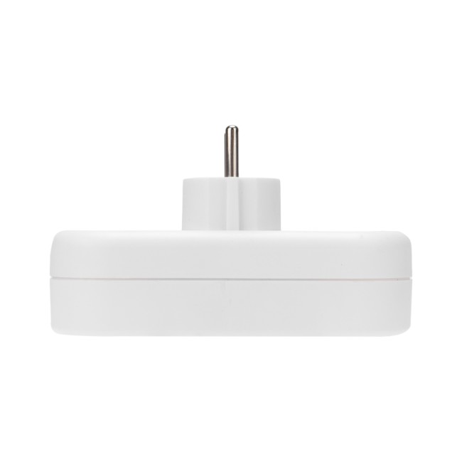 Двойник электрический линейный 16 А с заземлением + 2 USB-порта, 2,4 А, белый REXANT