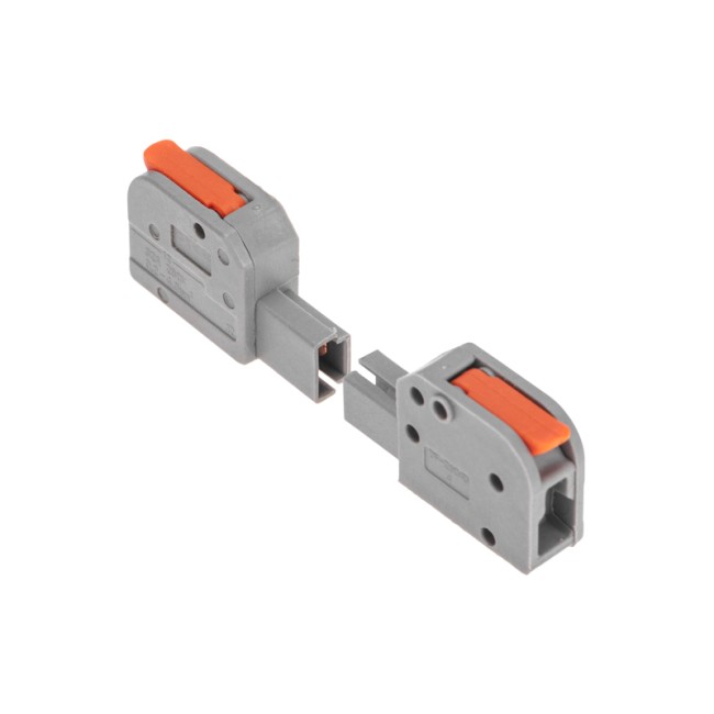 Клемма СМК 222-421R проходная разъемная 1 полюс серая 0,2-2,5/4мм² (50 шт/уп) REXANT Клемма СМК 222-421R проходная разъемная 1 полюс серая 0,2-2,5/4мм² (50 шт/уп) REXANT