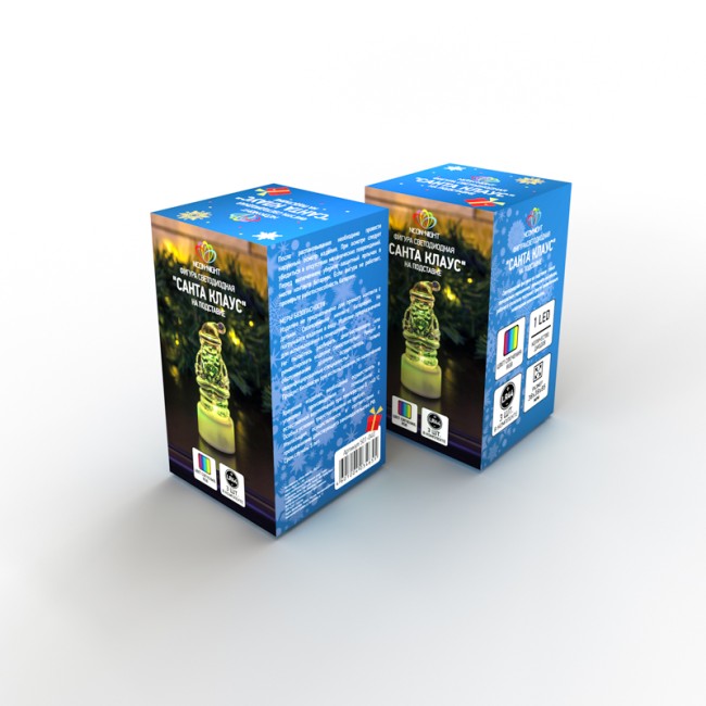 Фигура светодиодная на подставке Санта Клаус, RGB Фигура светодиодная на подставке Санта Клаус, RGB