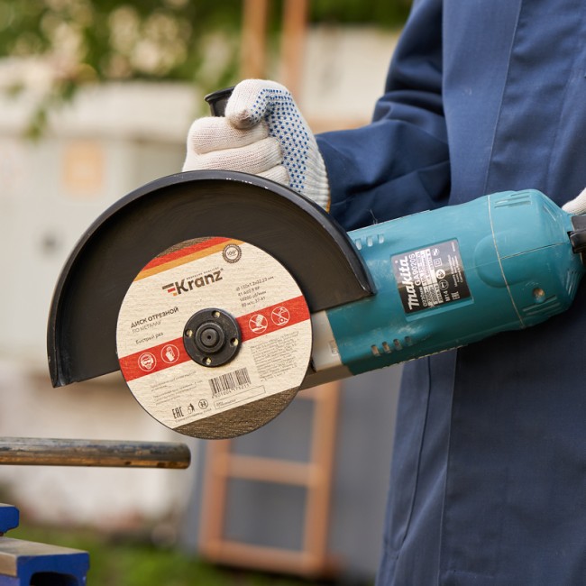 Диск отрезной по металлу (150х1.2х22.23 мм) Kranz Диск отрезной по металлу (150х1.2х22.23 мм) Kranz