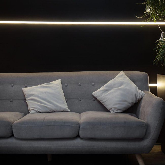 Шнур светодиодный гибкий неон Neon-Night SMD 8х16мм IP65 односторон. тепл. бел. 120 LED/м набор 10м (с компл.подключ.) Neon-Night 131-004