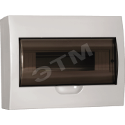 Щит распределительный навесной ЩРн-П-12 IP41 пластиковый белый прозрачная дверь