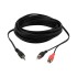 Шнур Стерео 3,5мм - 2 RCA, 5м REXANT