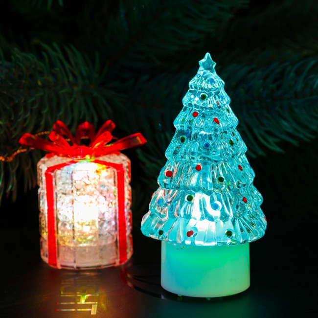 Фигура светодиодная на подставке Елочка средняя, RGB Фигура светодиодная на подставке Елочка средняя, RGB